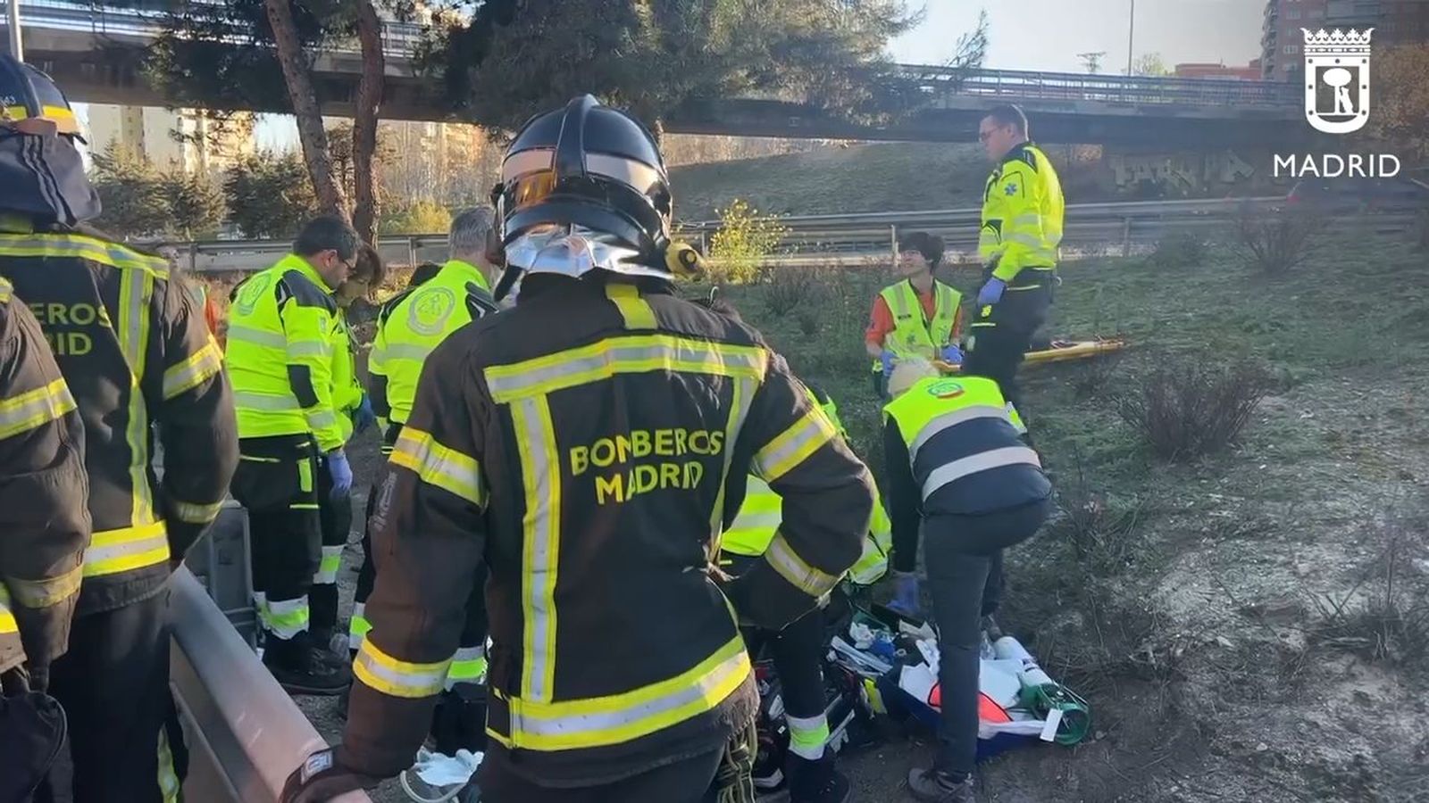 Accidente moto M-40