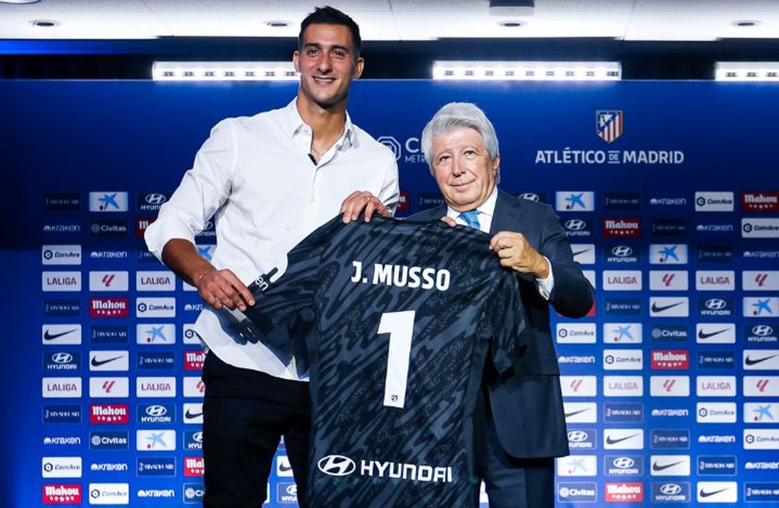 Juan Musso y Enrique Cerezo
