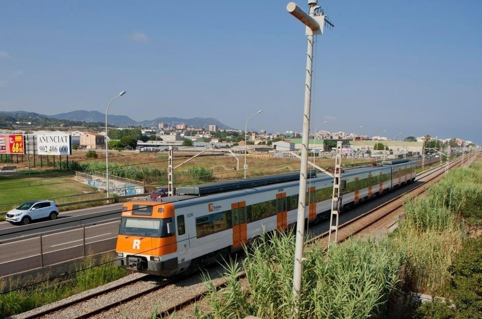 Tren de Rodalies en Cataluña