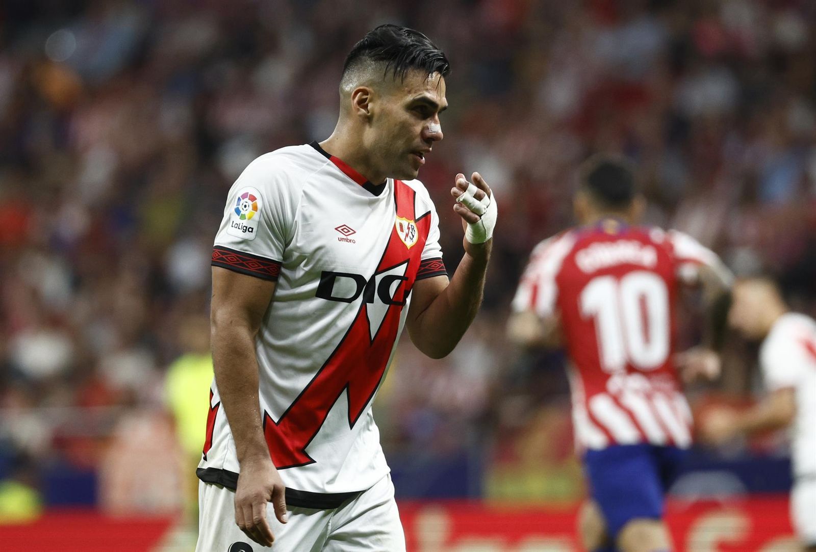 Falcao ante el Atlético de Madrid