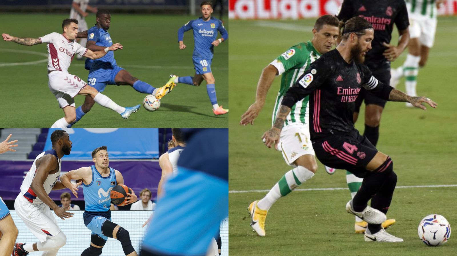 Real Macdrid, CF Fuenlabrada y Movistar Estudiantes