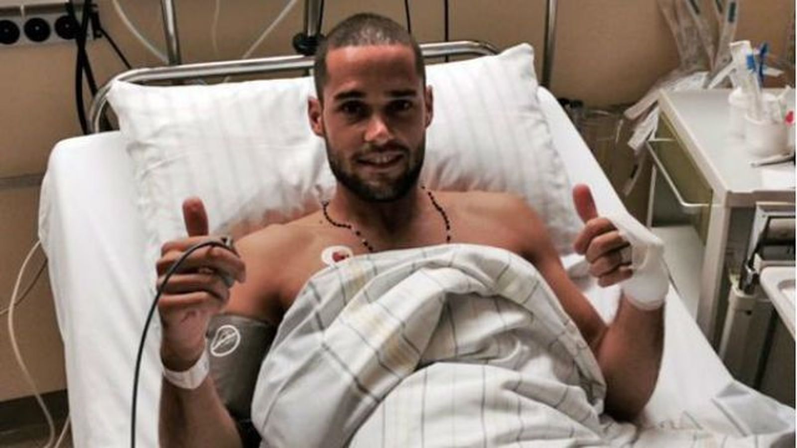 Mario Suárez, dado de alta: "Estoy mucho mejor; ha sido un susto"