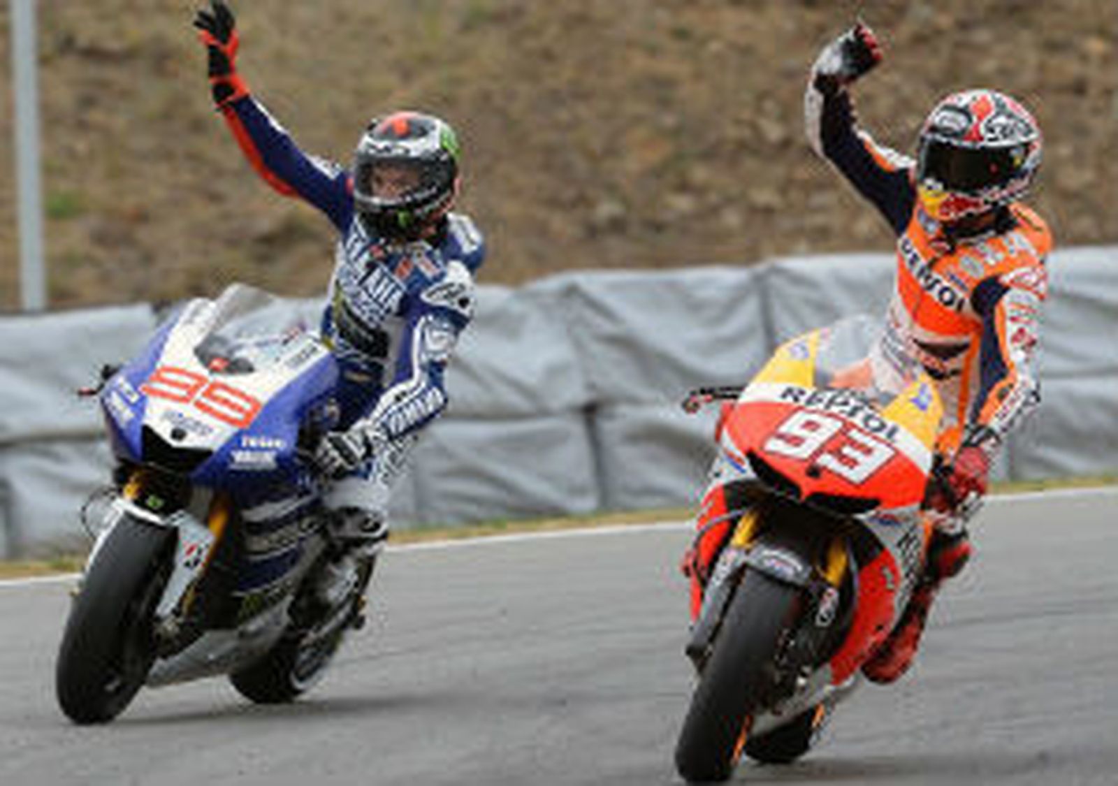 Jorge Lorenzo y Marc Márquez