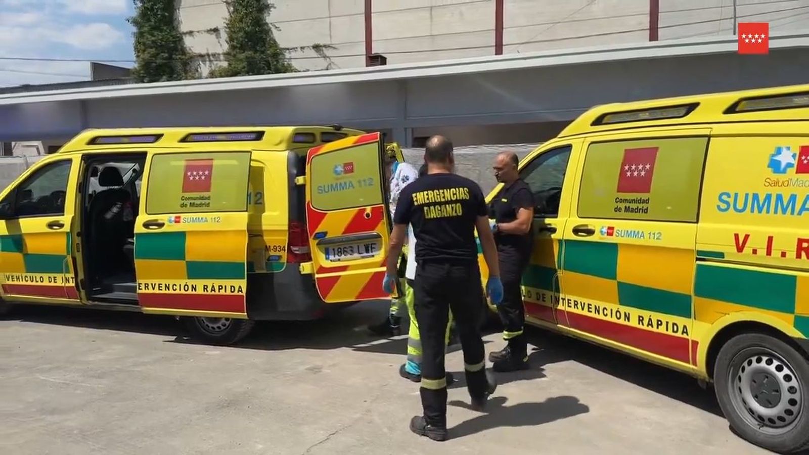 Herido grave en Daganzo tras ser aplastado por la maquinaria con la que trabajaba