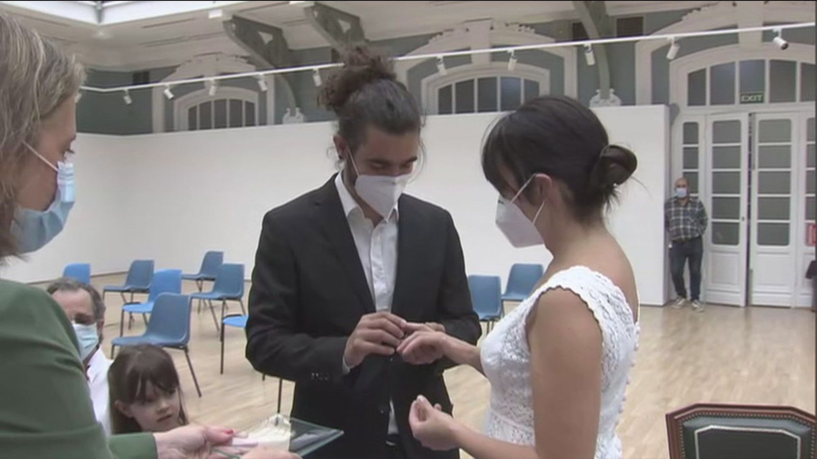 Maratón de bodas en Arganzuela: hasta siete en una mañana