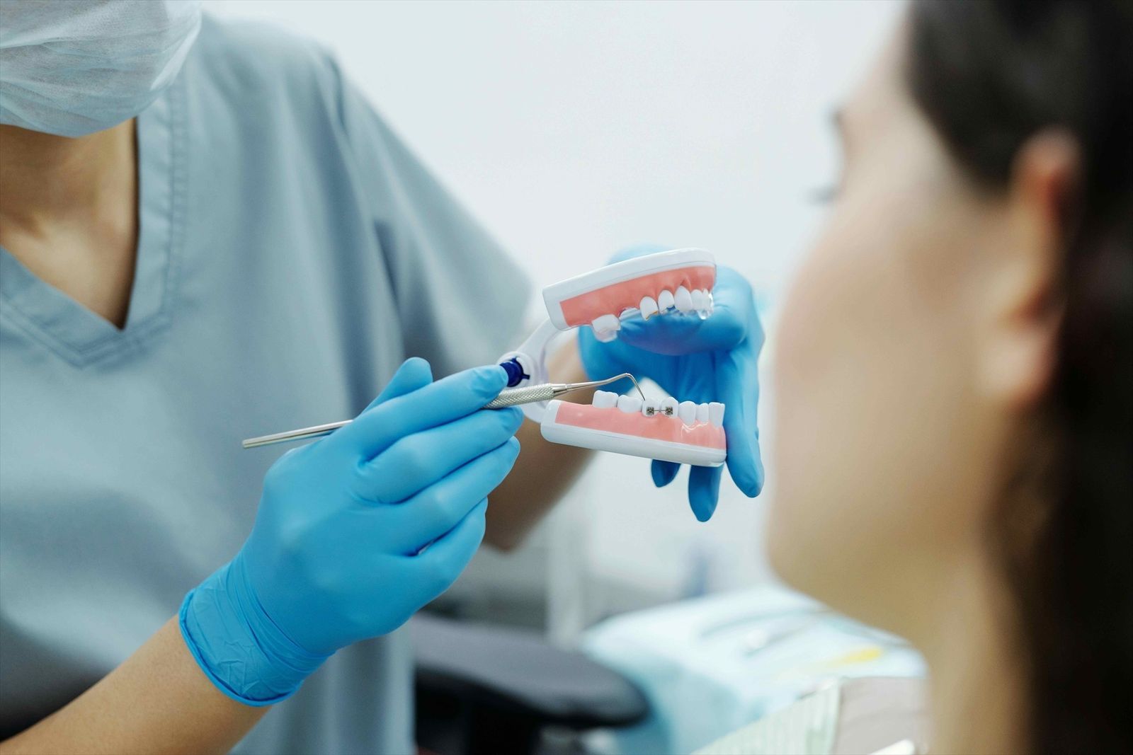 Imagen de una visita al dentista