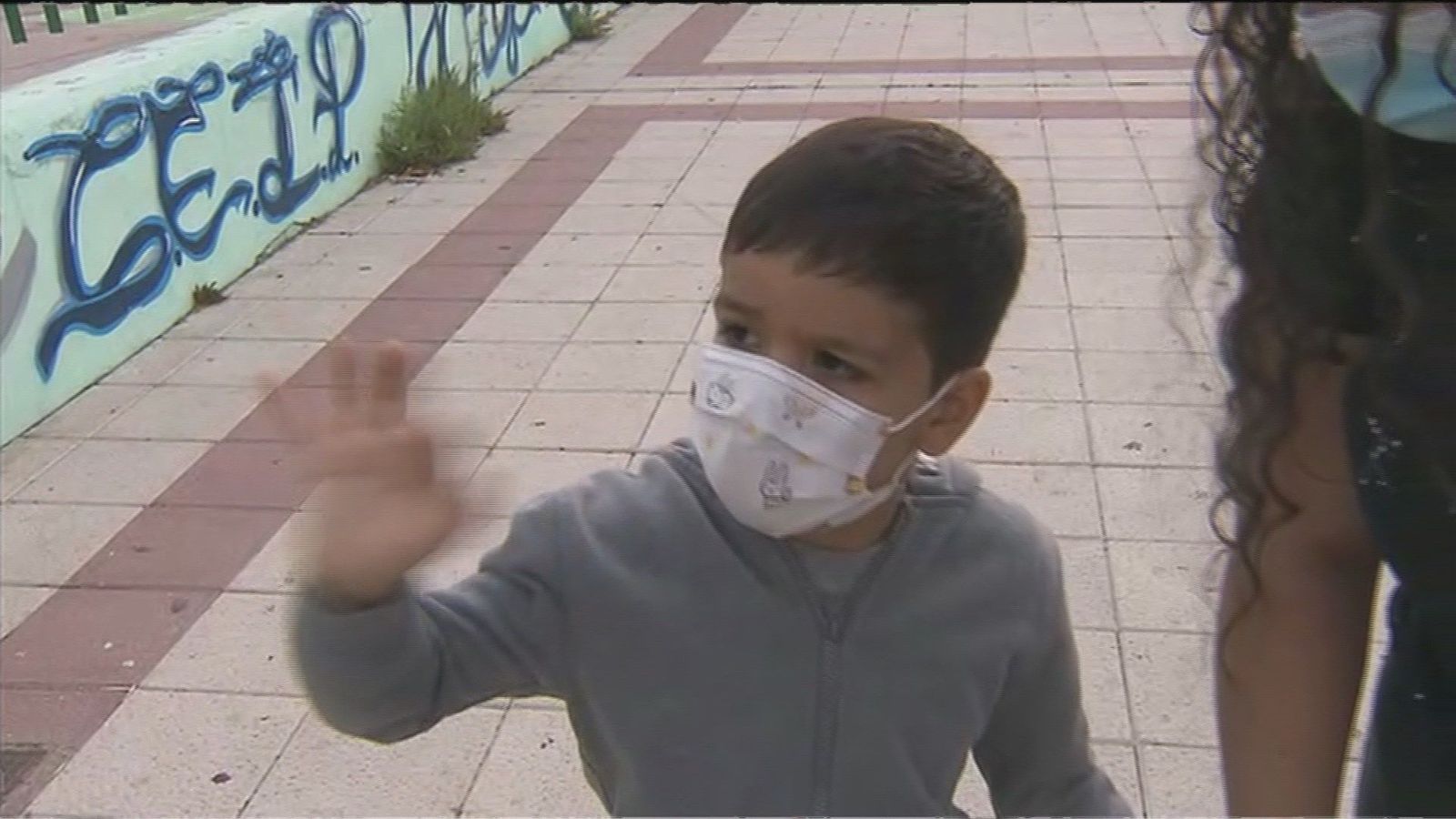 La vuelta al cole de Sebastián tras superar una leucemia