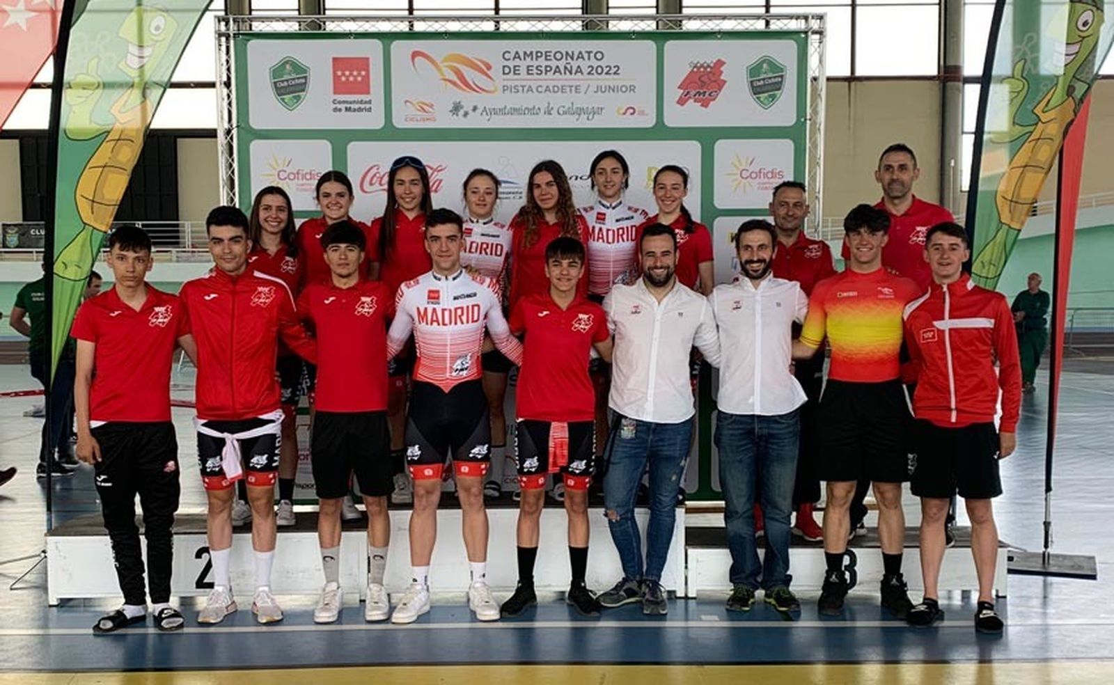 Ciclistas madrileños