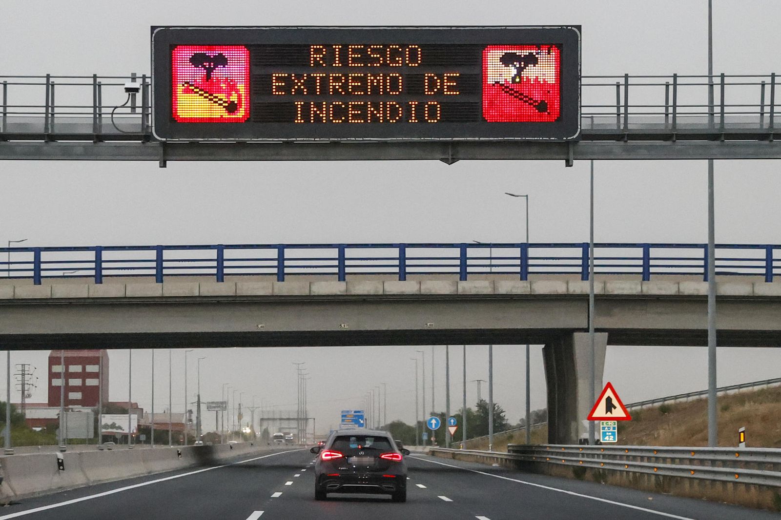Luminoso de riesgo de incendios