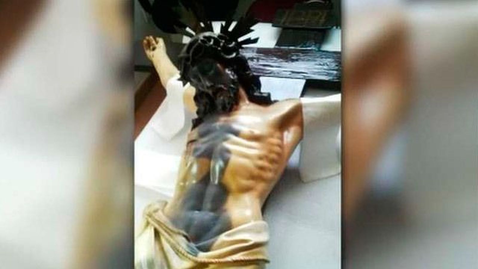Una iglesia y un circo, víctimas del vandalismo en el Ensanche de Vallecas