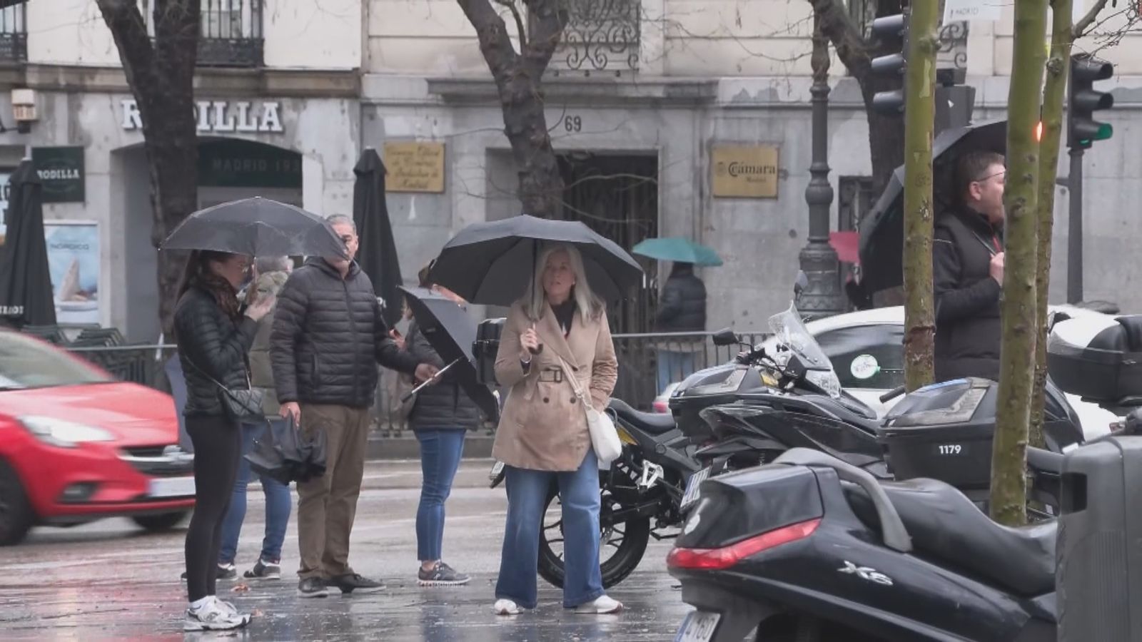 Lluvia en Madrid