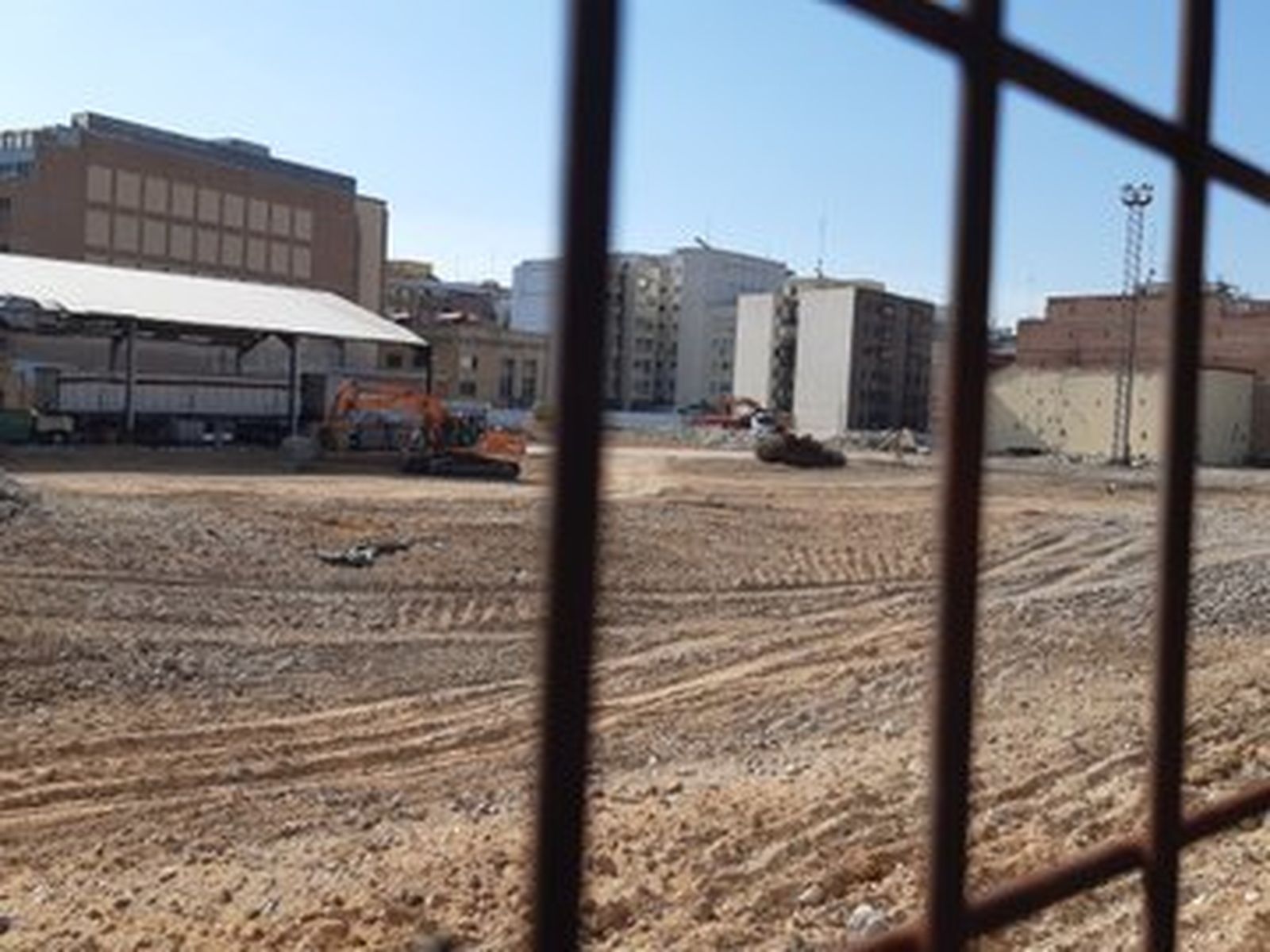 Solar en el que se encontraban las cocheras de Cuatro Caminos