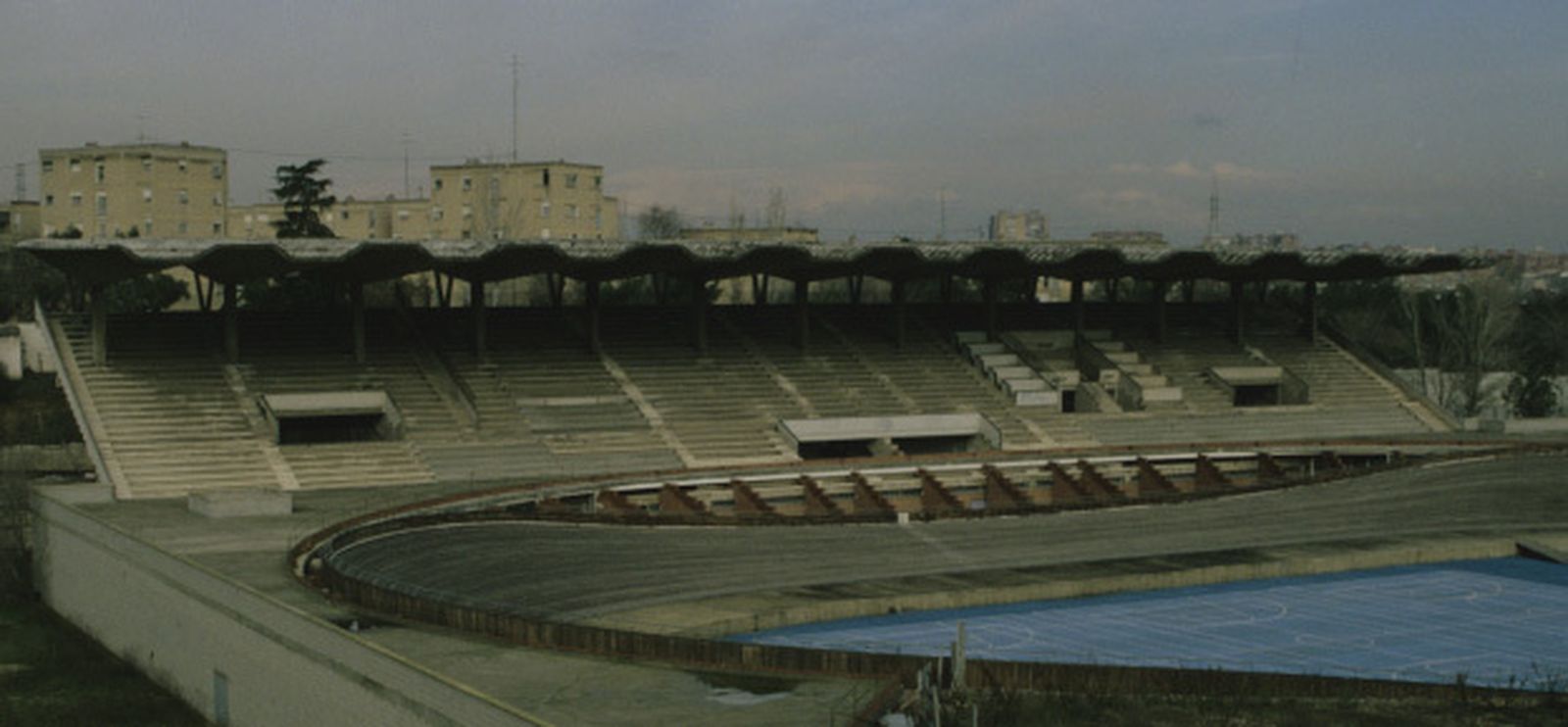 Vista del velódromo de Carabanchel