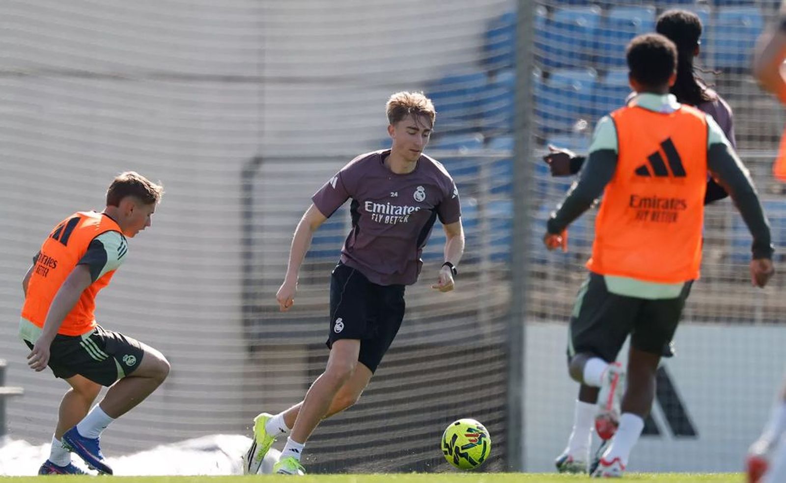 Entreno del Real Madrid