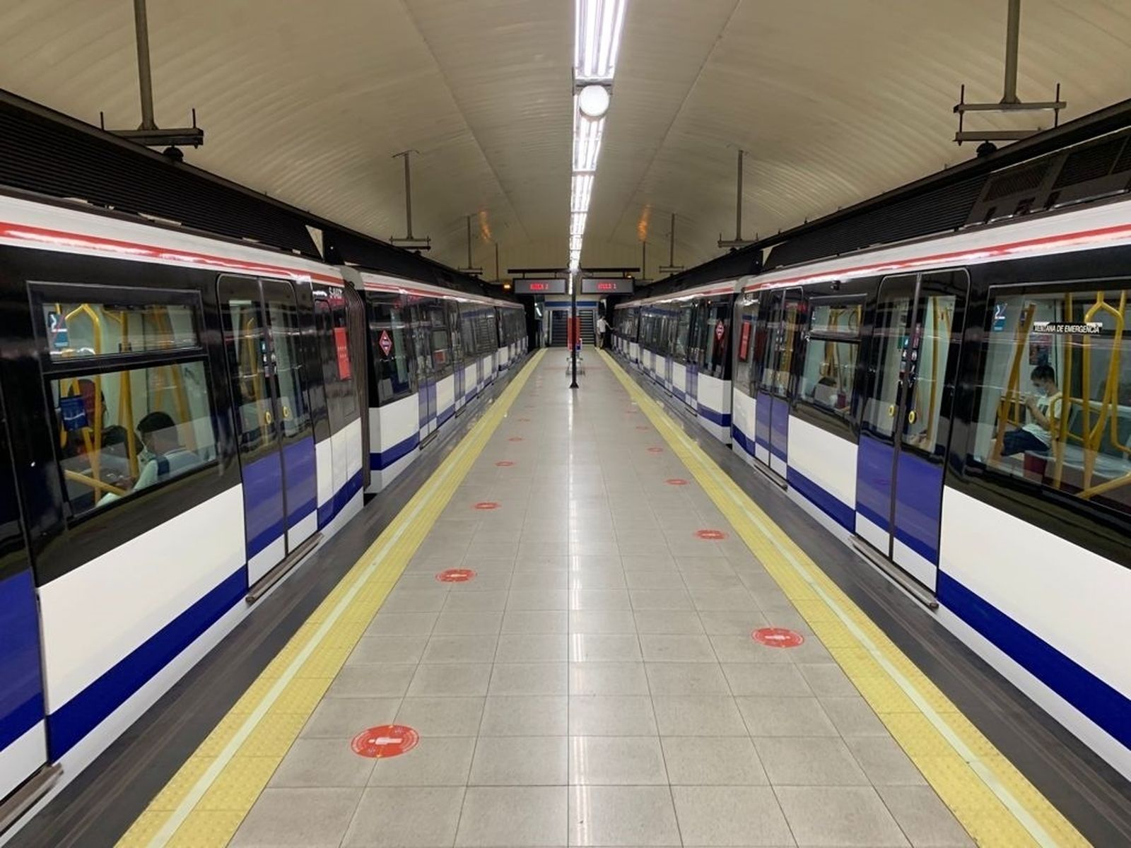 Una estación de Metro de Madrid