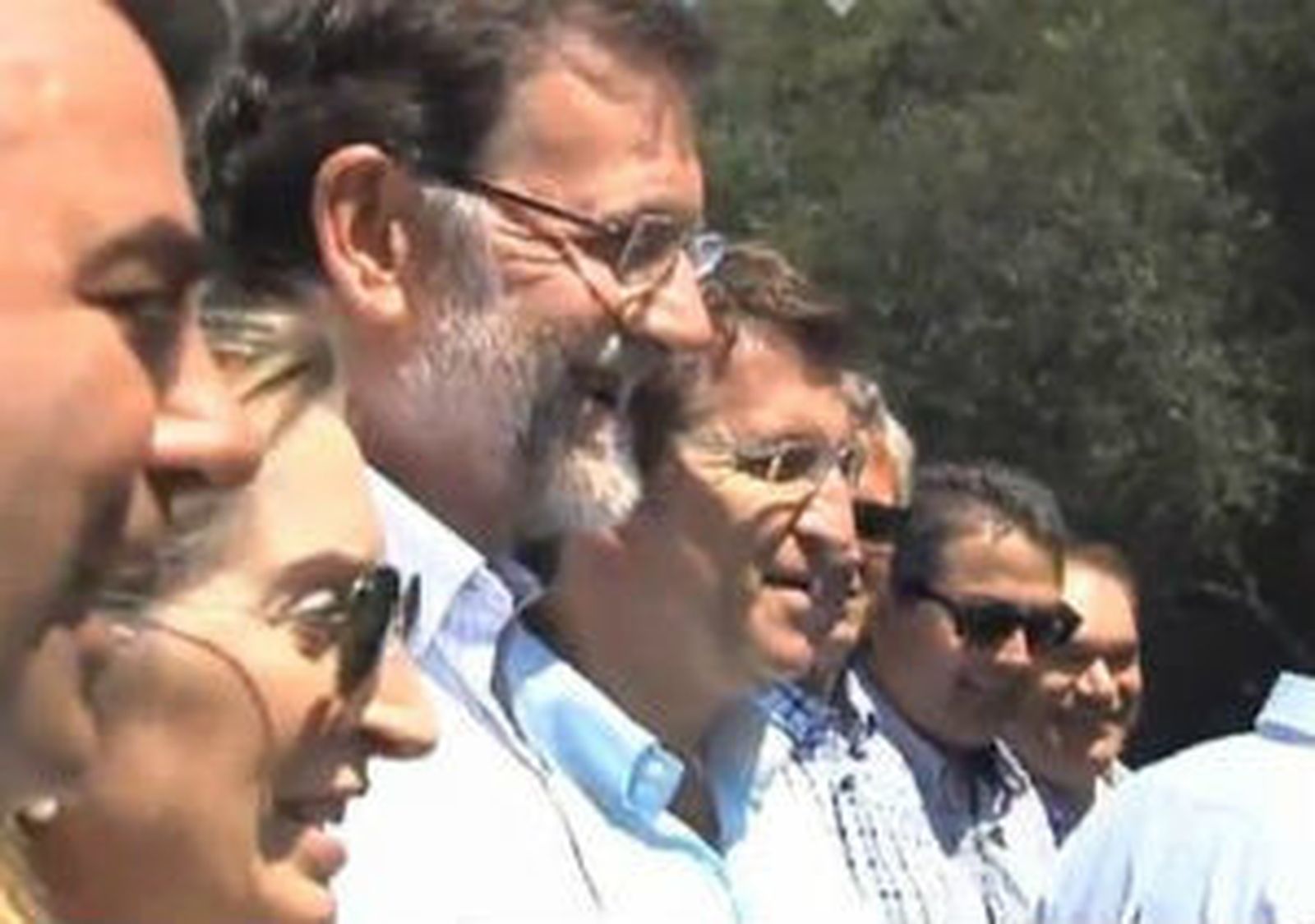 Rajoy, Feijoo y Pastor