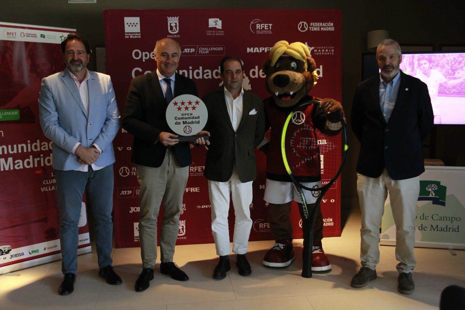 Presentación del Open de Tenis de la Comunidad de Madrid