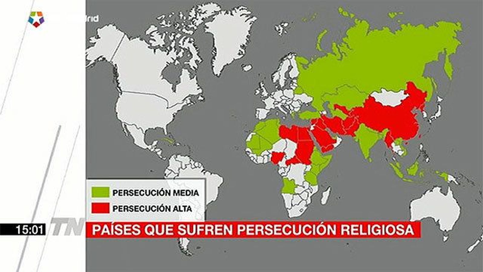 Casi uno de cada tres países del mundo sufre un  deterioro "notable" de la libertad religiosa