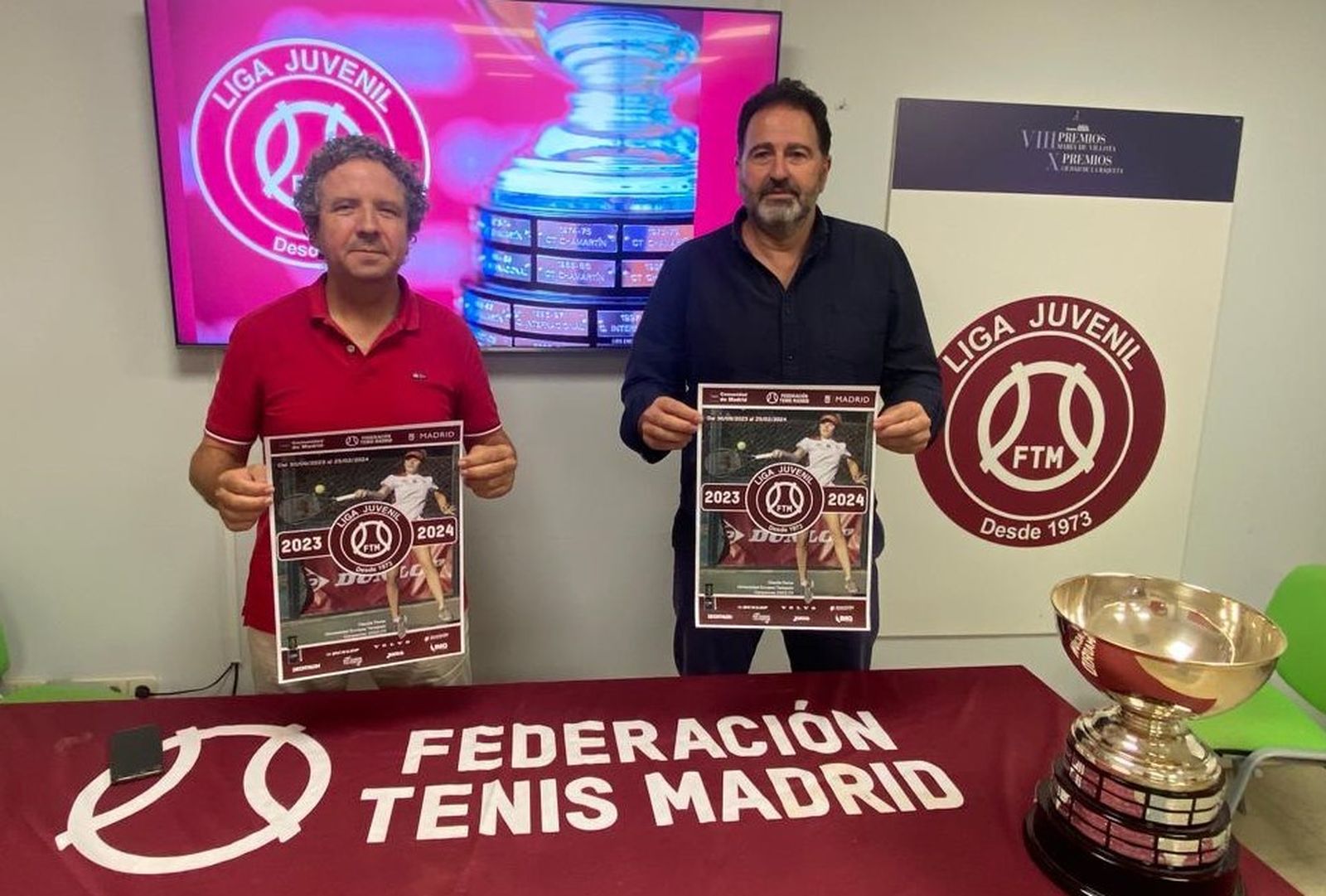 Presentación de la Liga Juvenil de tenis