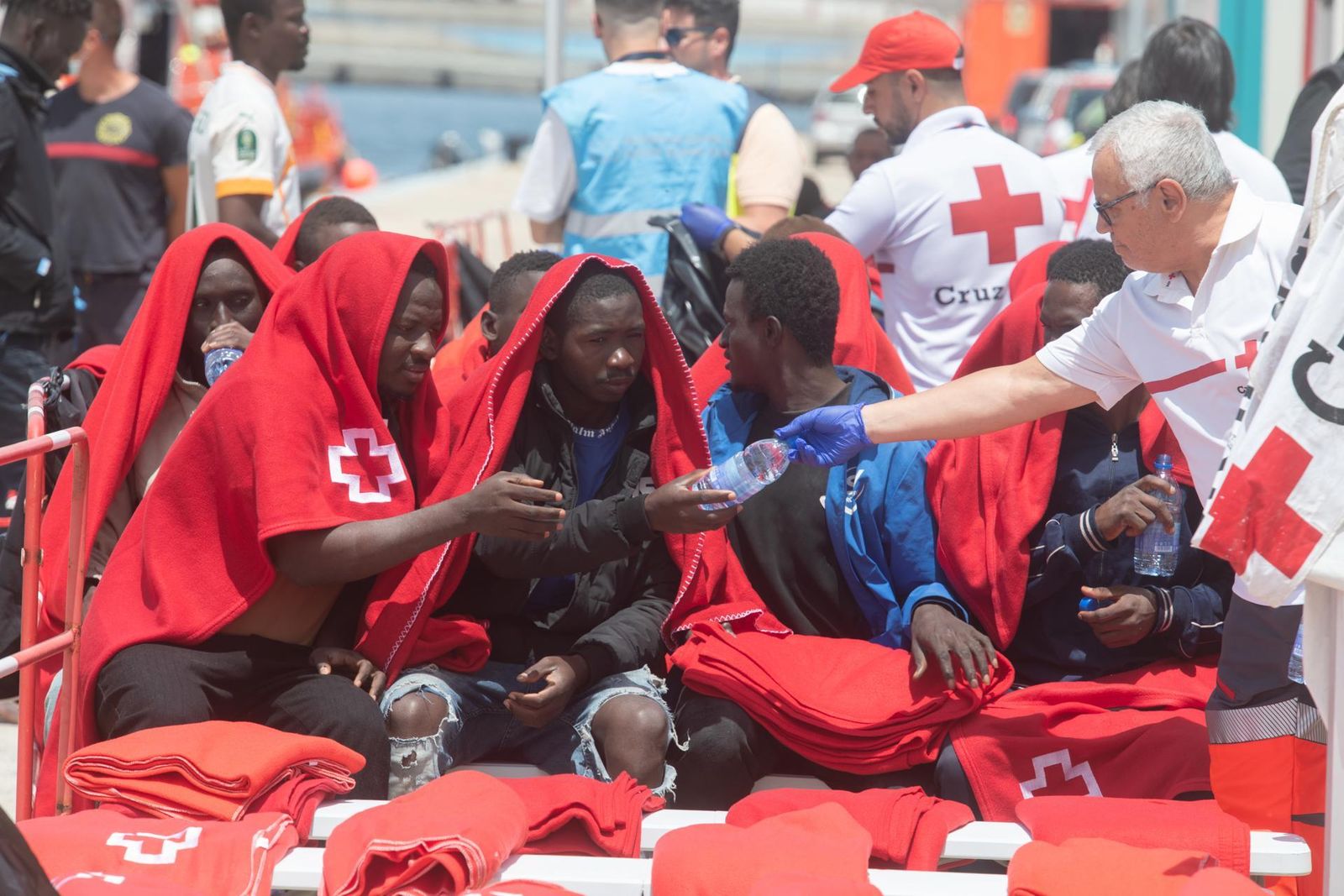 Inmigrantes ilegales en Canarias