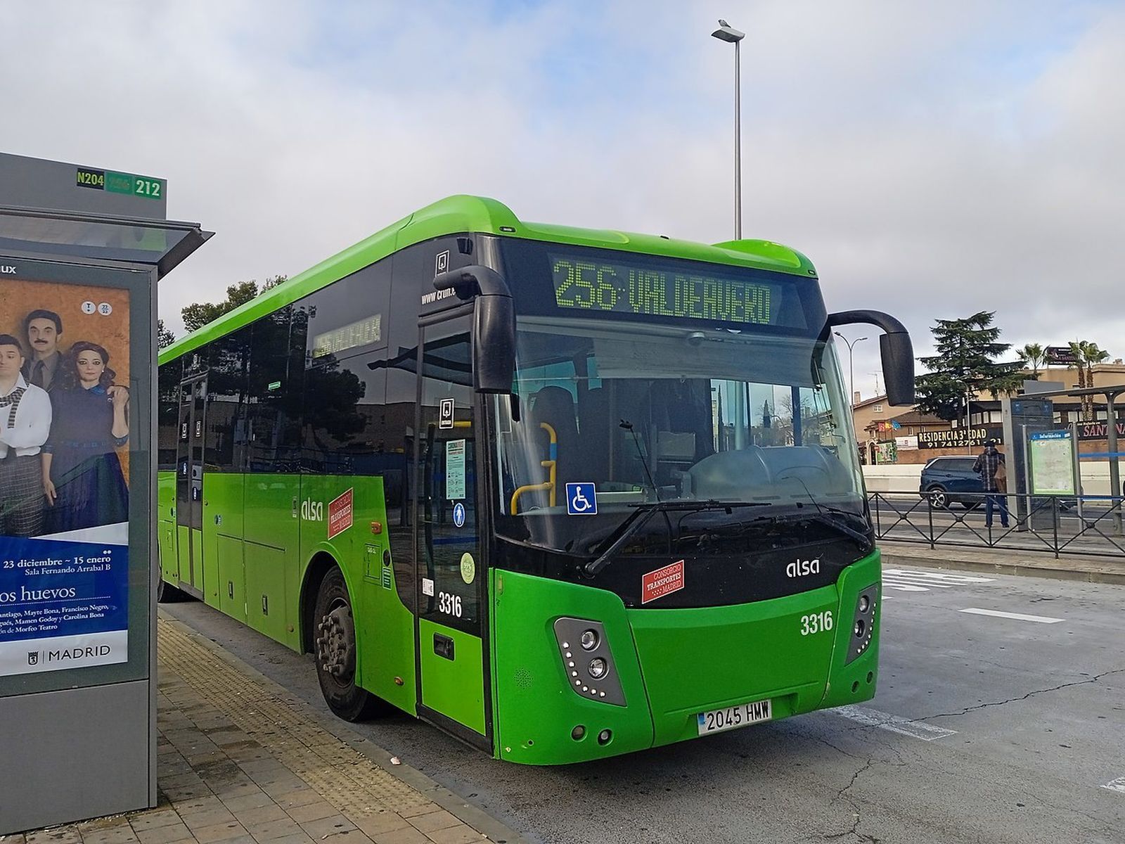 Línea de autobús 256