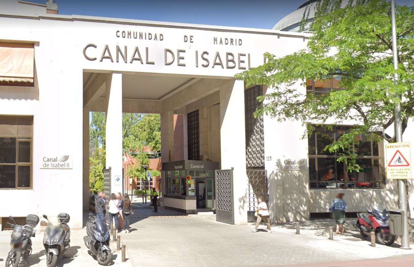 Oficinas centrales del Canal de Isabel II en Madrid