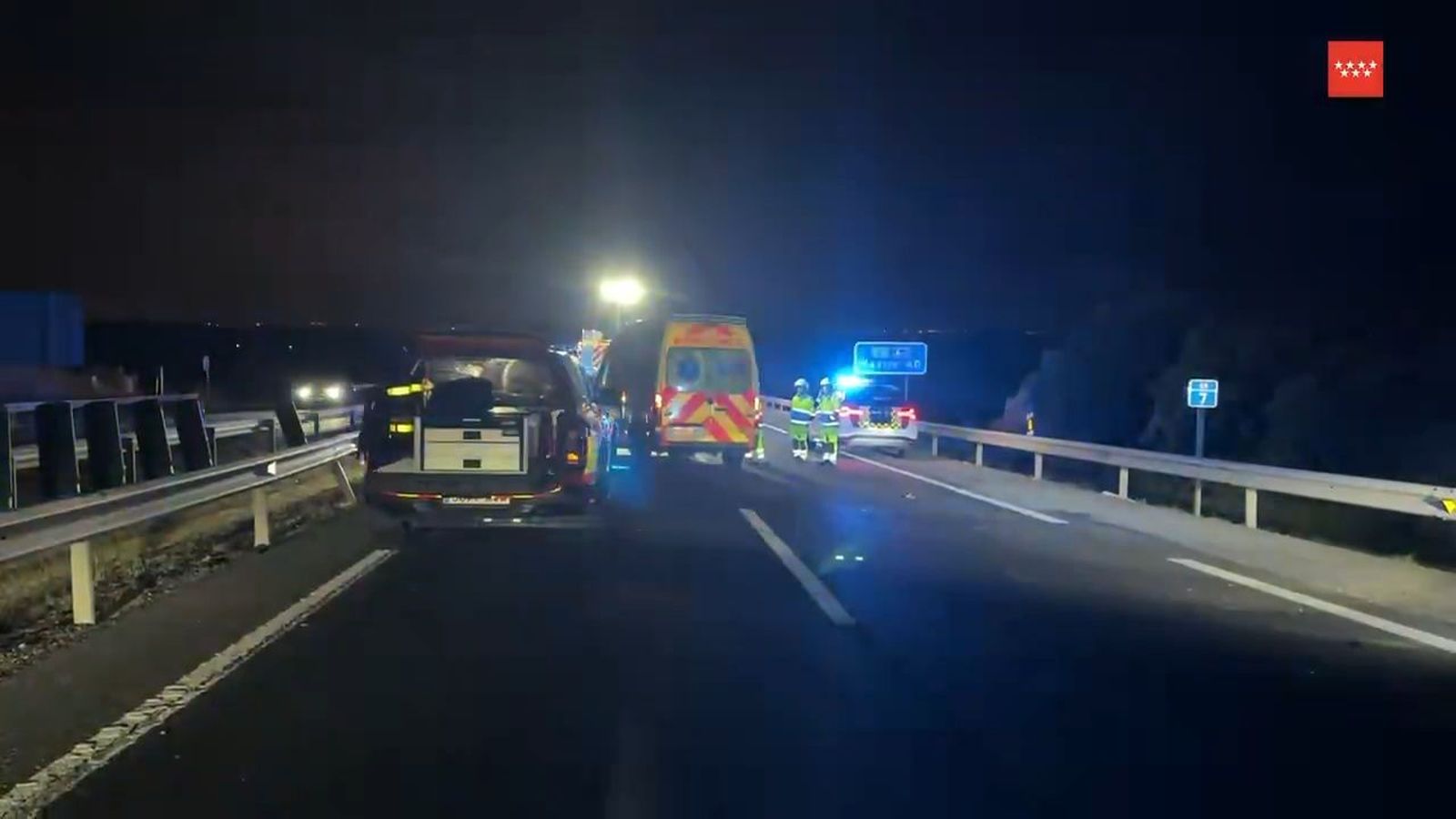 Muere un conductor de 25 años tras chocar con un camión y ser arrollado después por otro vehículo en El Molar