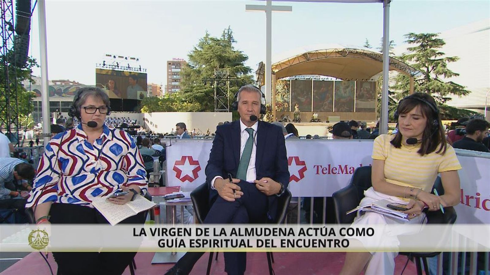 Más de un millón de espectadores siguen en Telemadrid la visita del Papa León XIV