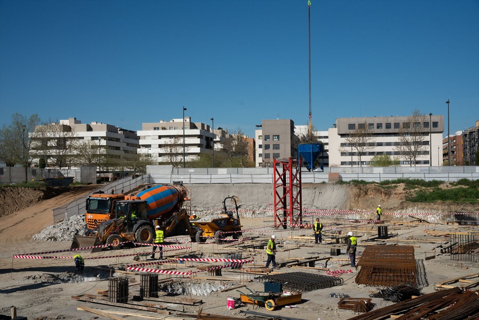 Vista de una de las obras del Plan Vive