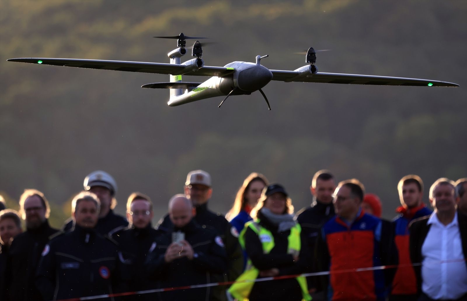 Presentación de un dron dedicado al reconocimiento de áreas de catástrofes