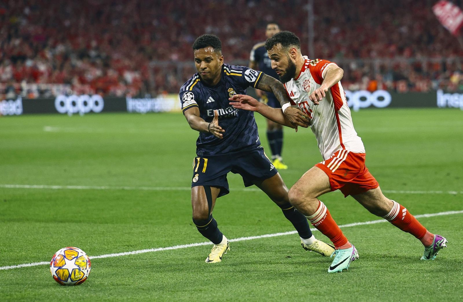 Rodrygo ante el Bayern Munich