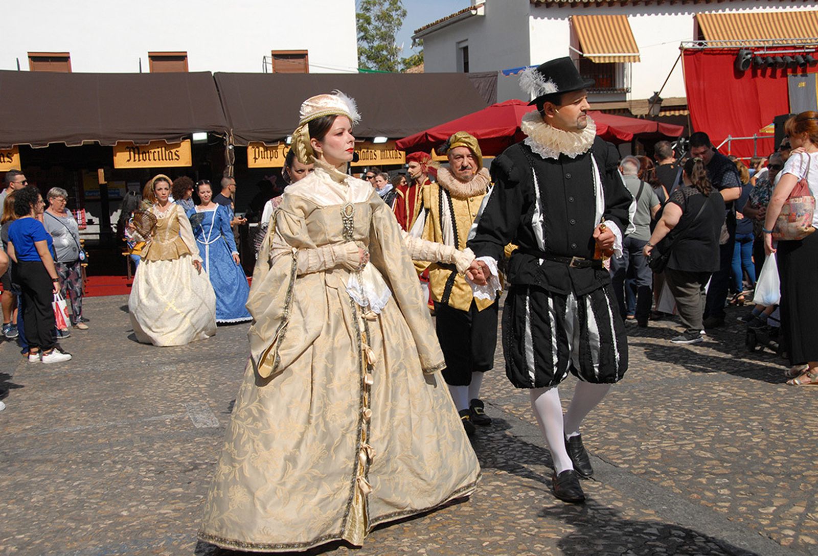 Ambientación de la Feria Barroca de Valdemoro