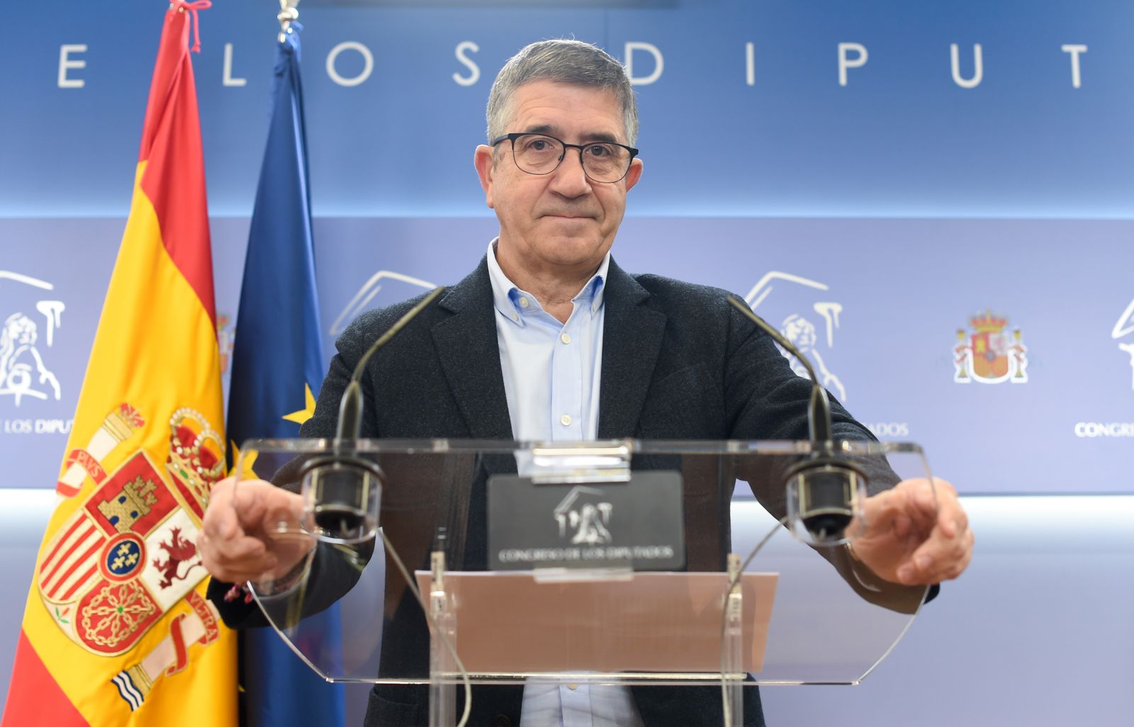 El portavoz del PSOE en el Congreso, Patxi López