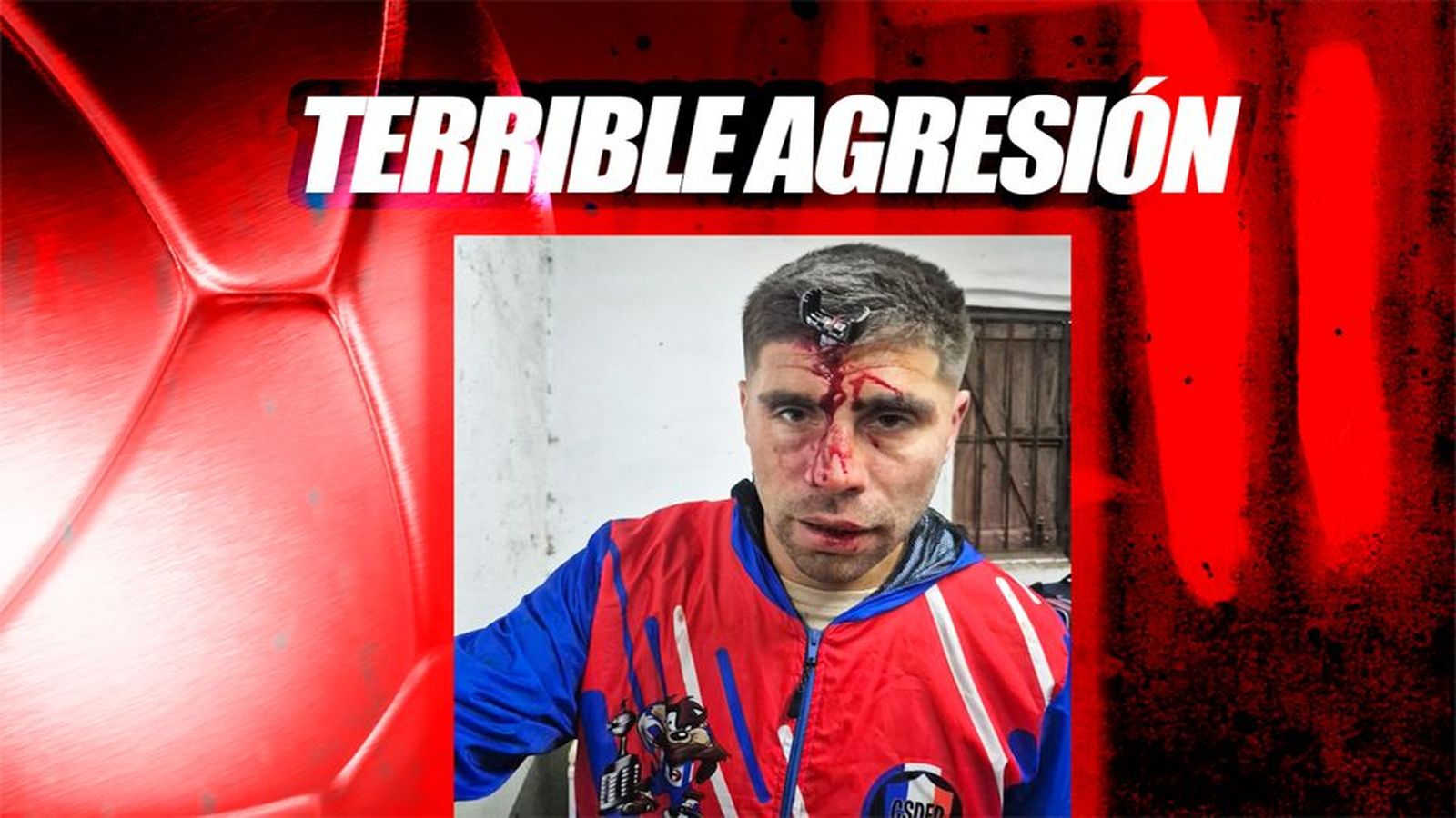 Un futbolista argentino, le clavan una llave en la cabeza durante una pelea en un torneo femenino