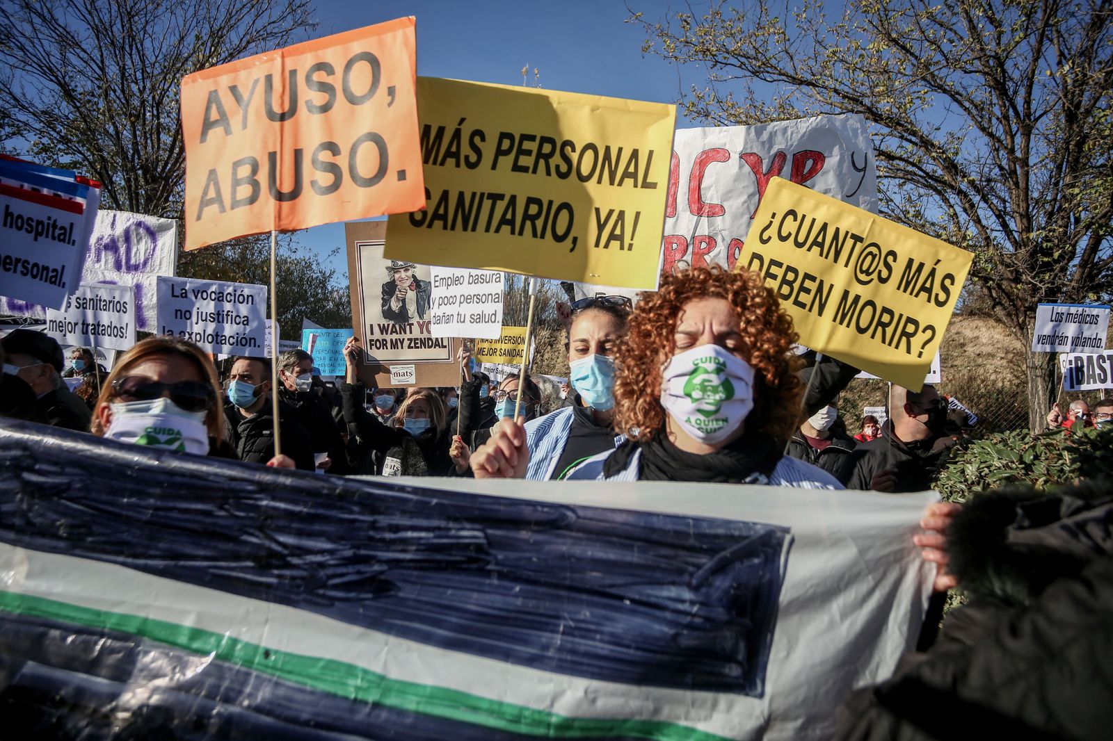 Ausencias, manifestaciones y discrepancias en la inauguración del Hospital Isabel Zendal