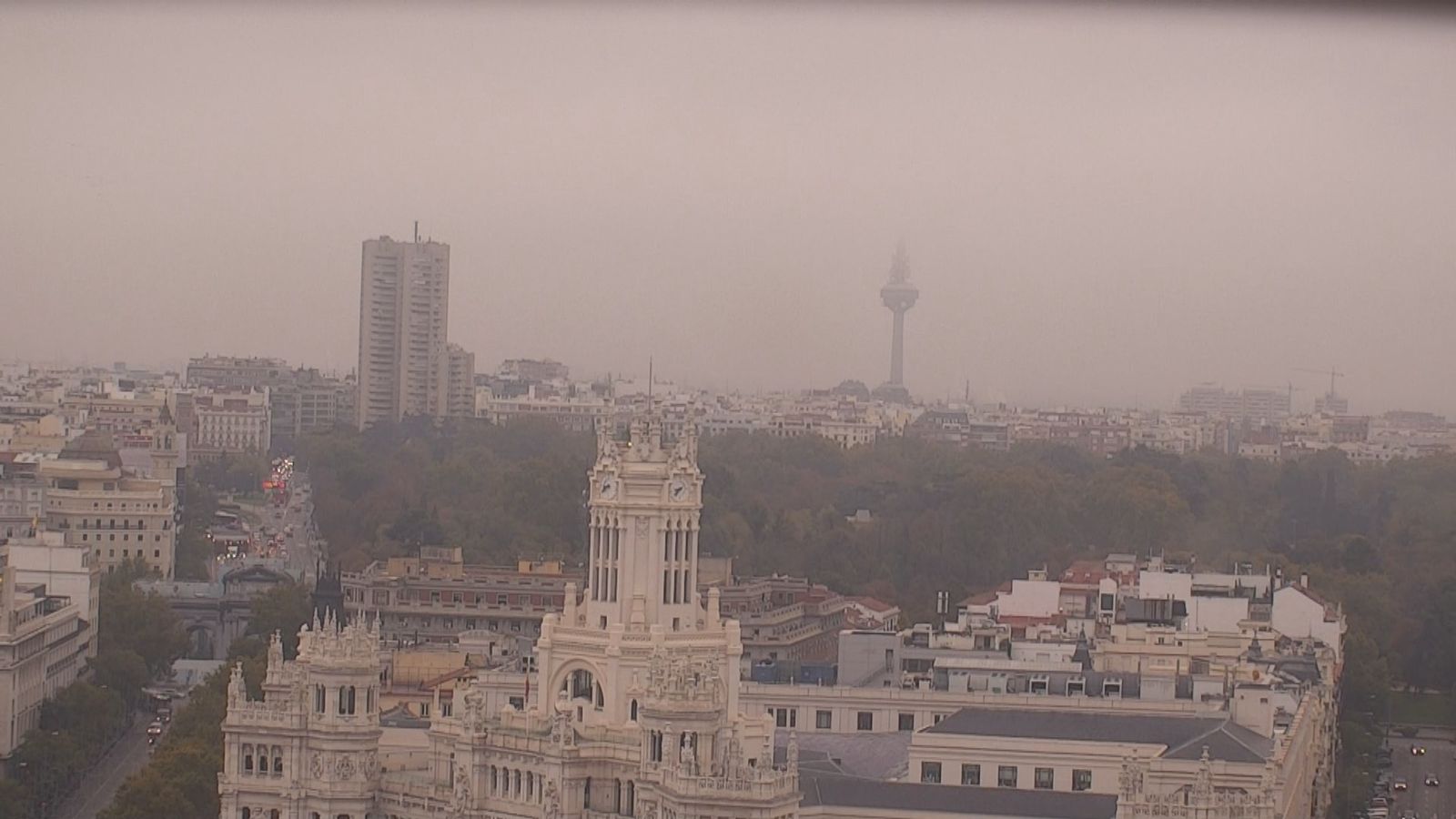 Niebla en Madrid