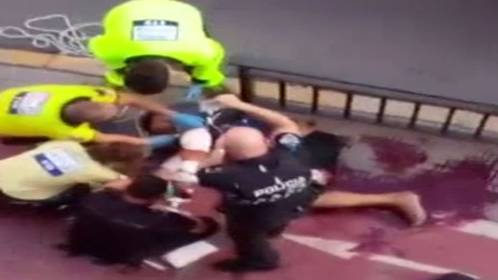 Así es como un hombre es macheteado a plena luz del día en un reyerta en Talavera del Reina