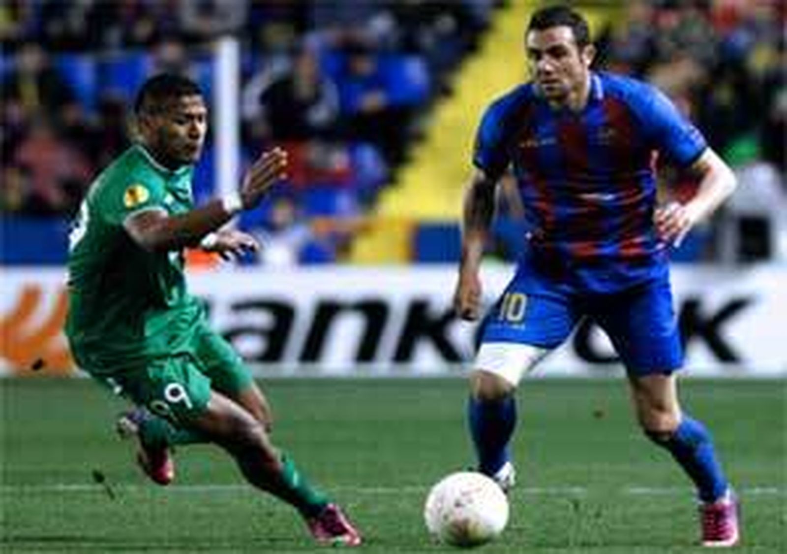 El Levante, eliminado tras caer en la prórroga por 2-0 ante el Rubín Kazán