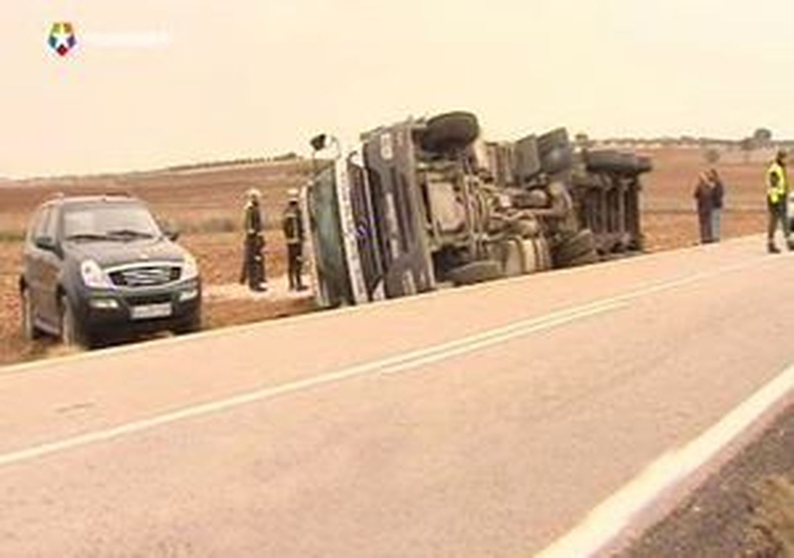 Primeros accidentes de tráfico a causa de la nieve