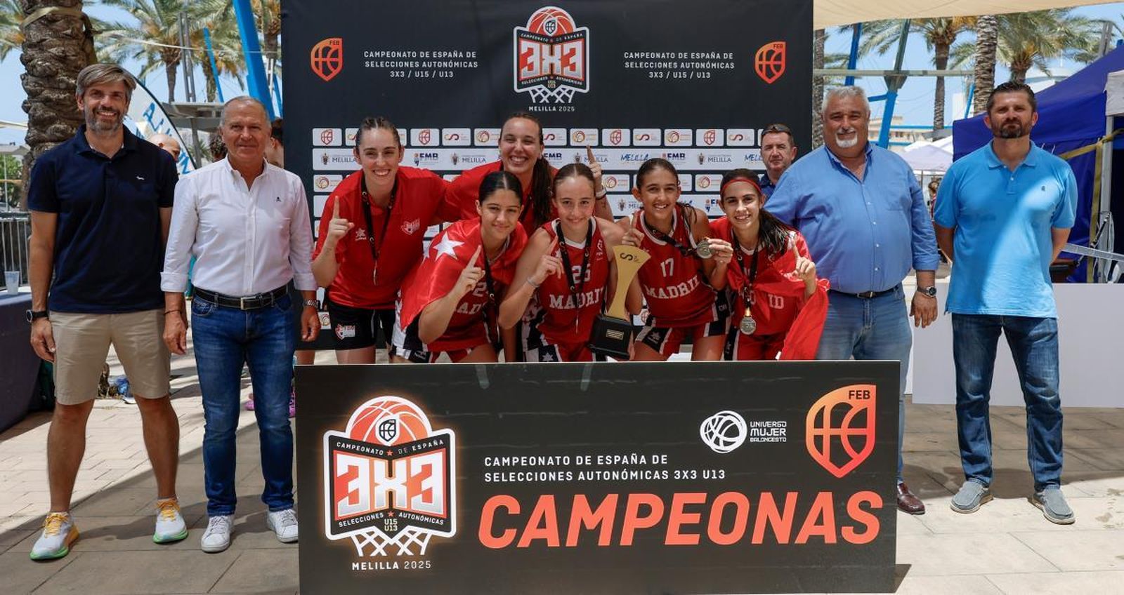 Selección 3x3 de Madrid sub'13 femenina