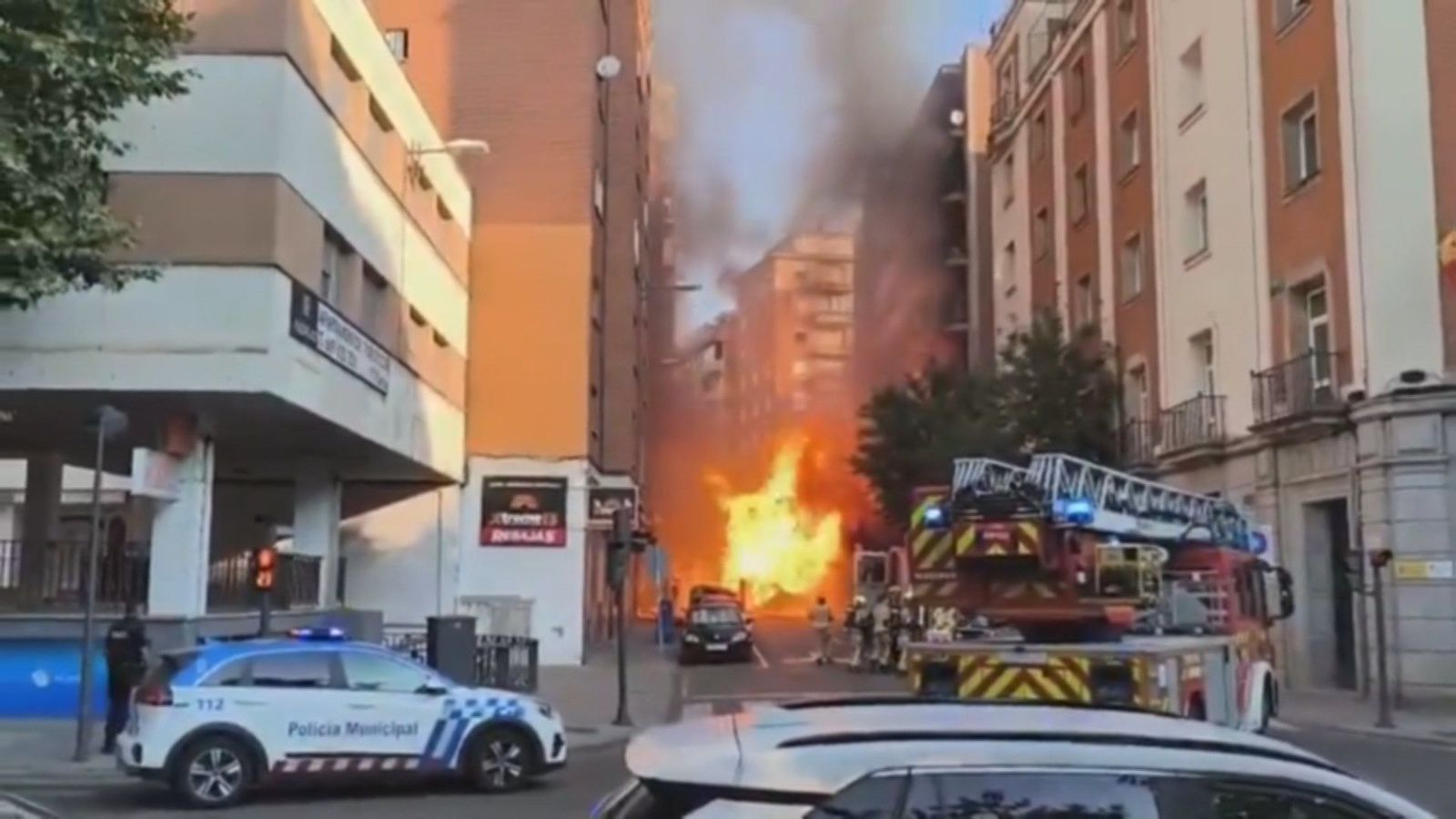 Dos heridos y edificios evacuados tras una explosión de gas en el centro de Zamora