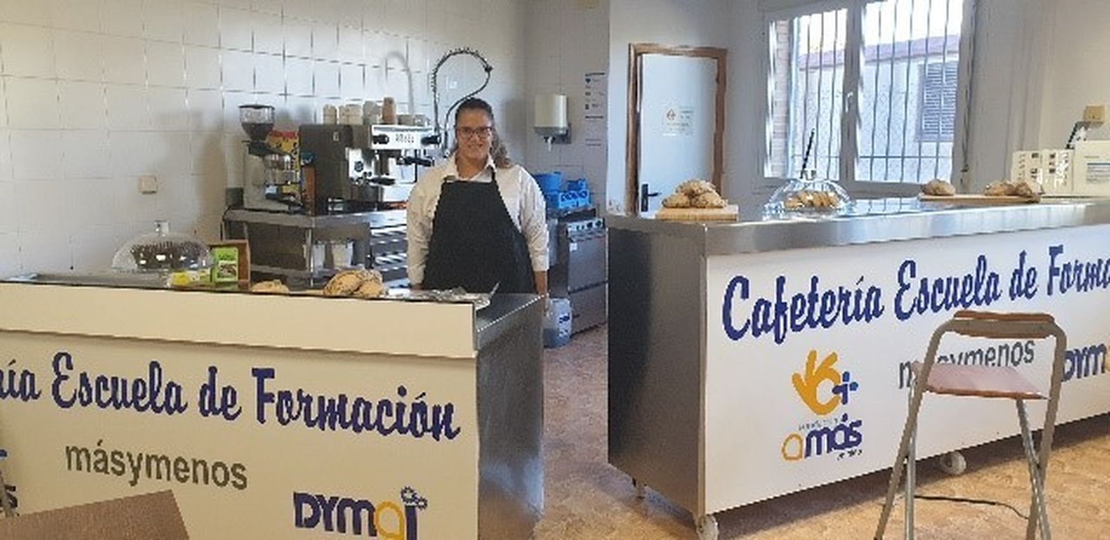 Cafetería-escuela de la Fundación Amás
