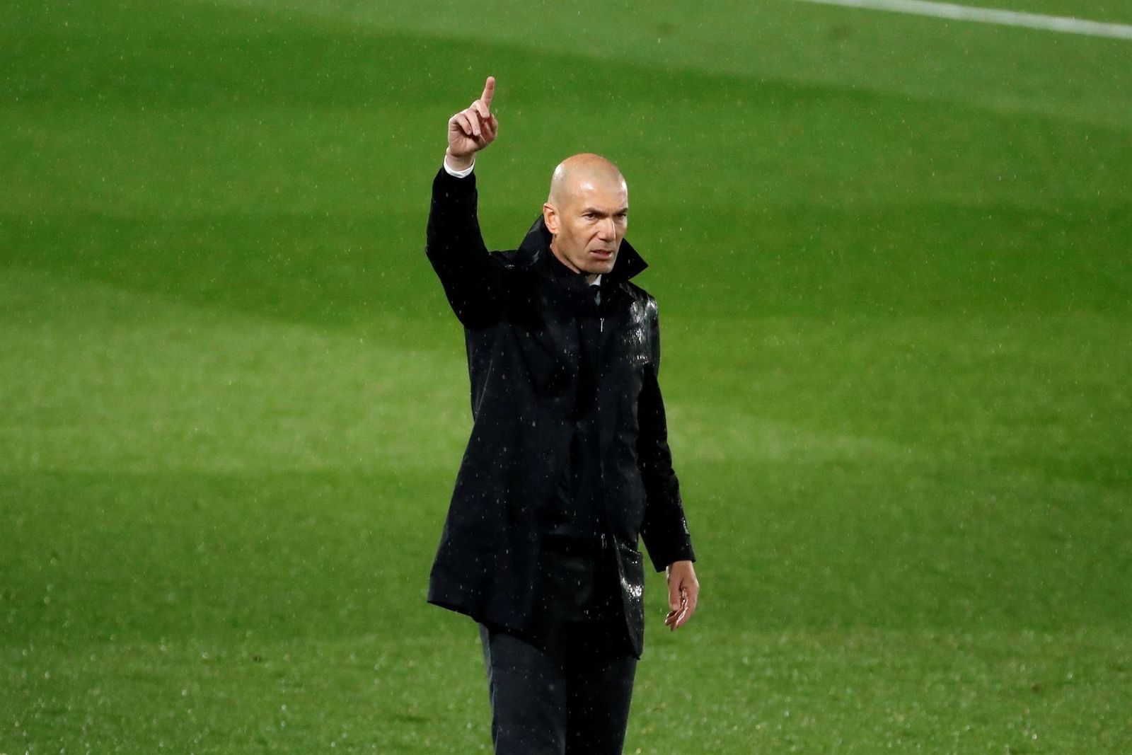 El entrenador del Real Madrid, Zinedine Zidane