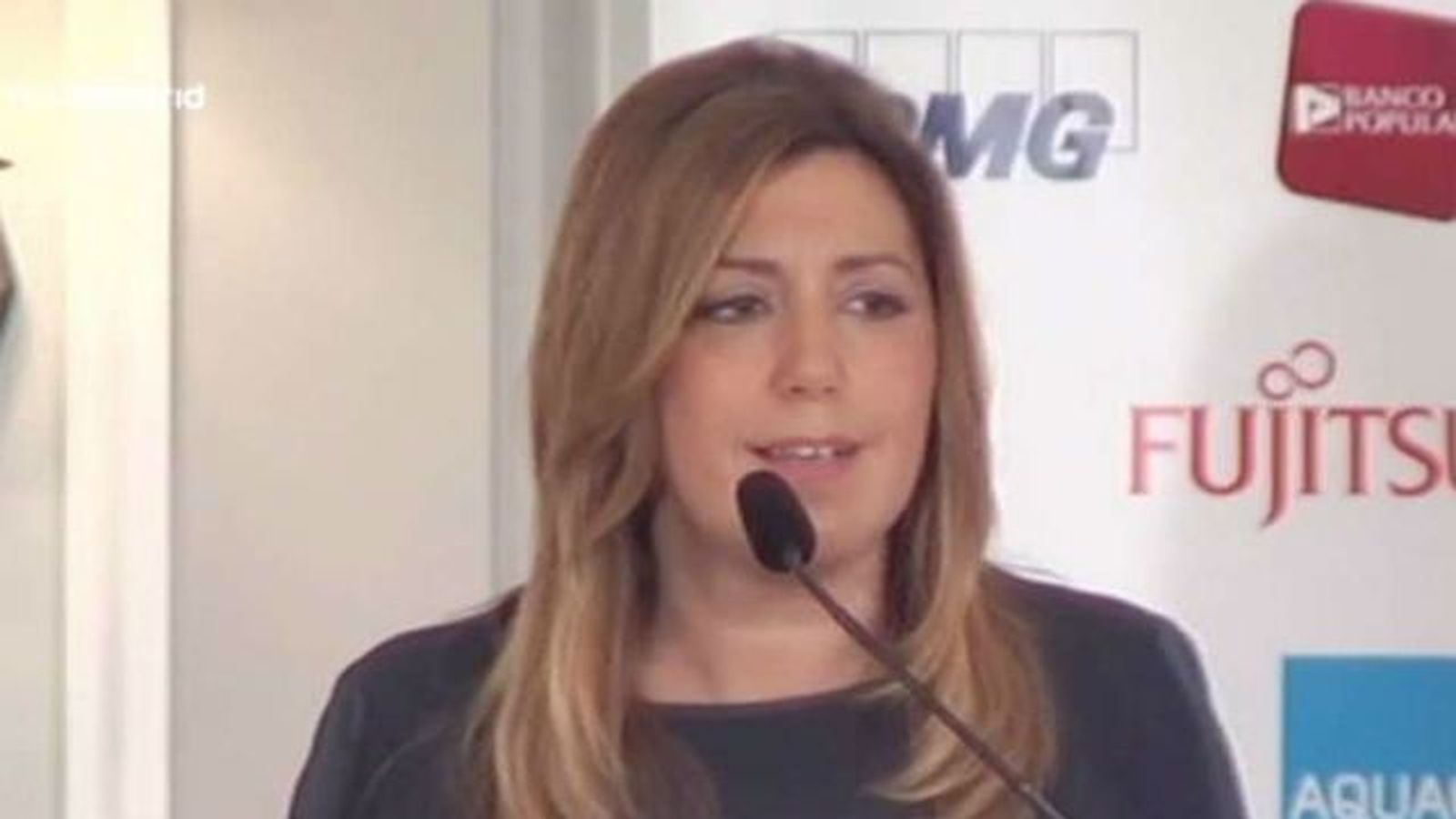 Susana Díaz dice que va a "apoyar" a Sánchez, aunque no renuncia  a discrepar