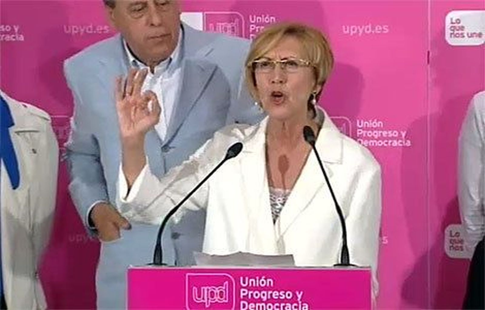 Rosa Díez descarta una futura alianza con Ciudadanos