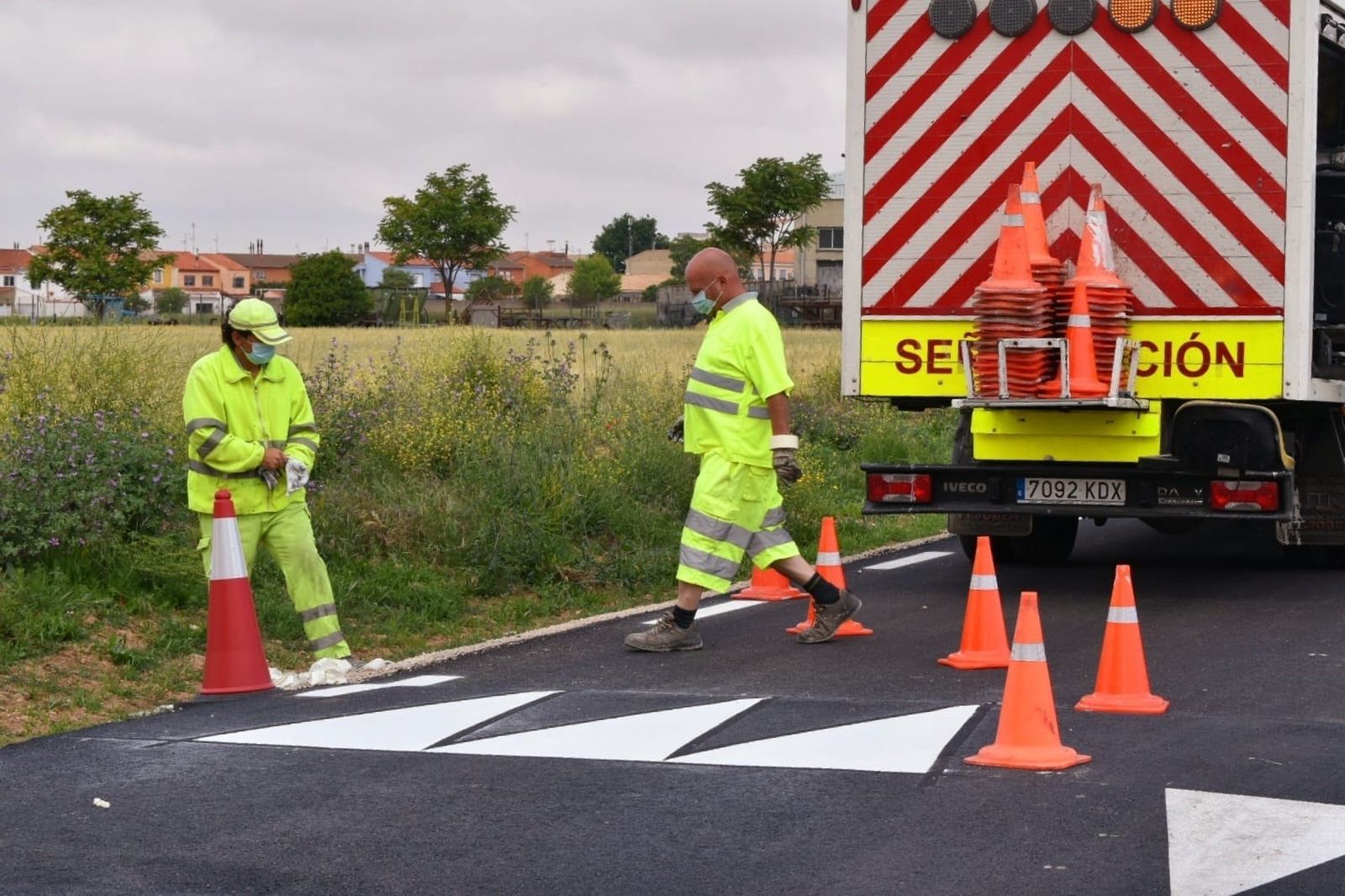 Obras en una carretera