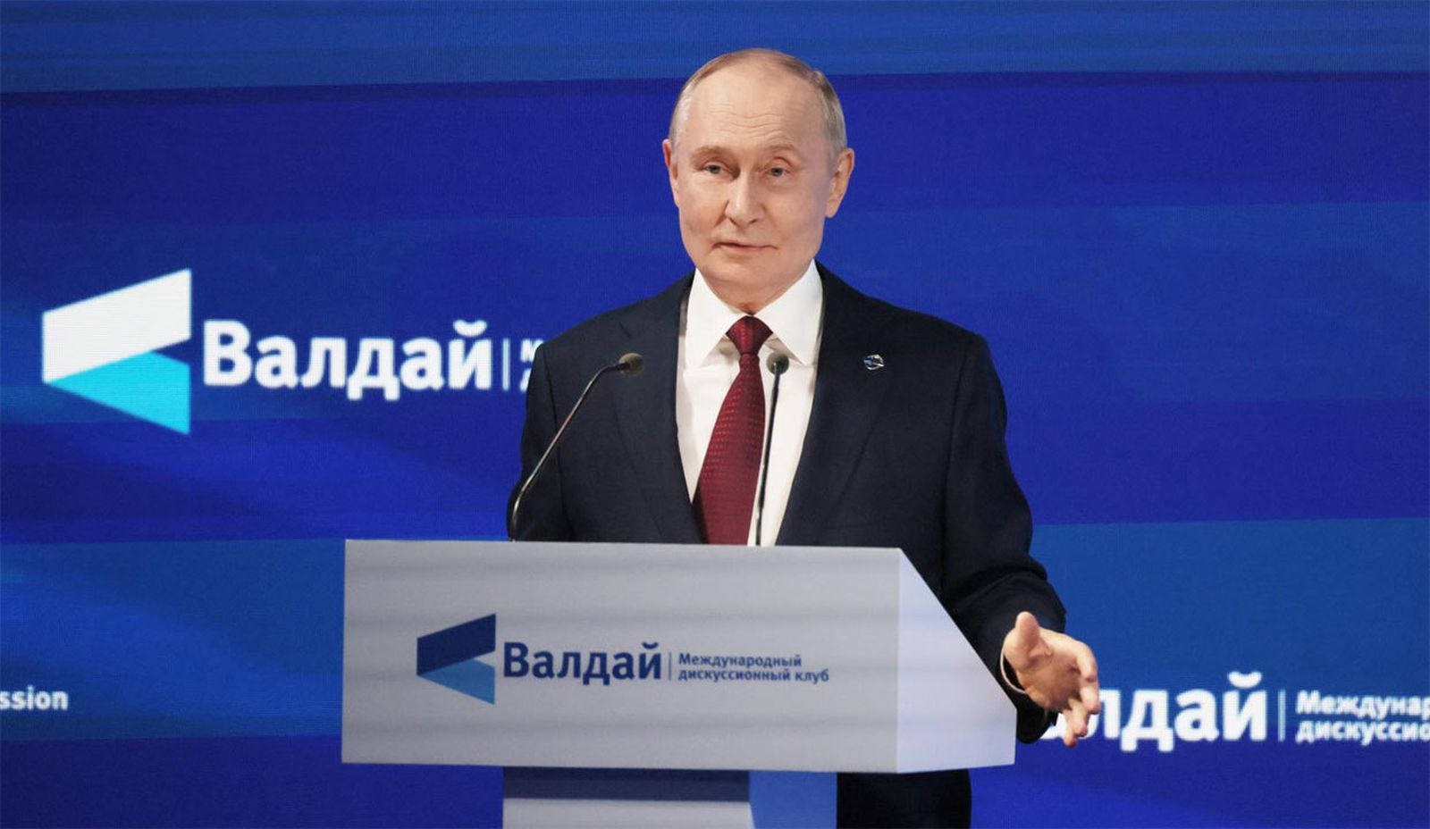 Vladimir Putin en Sochi