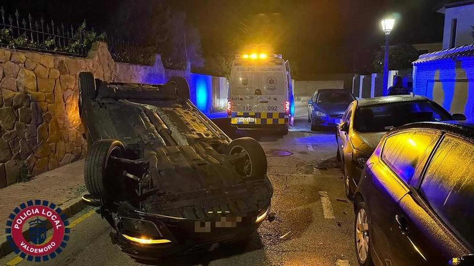 Accidente en Valdemoro