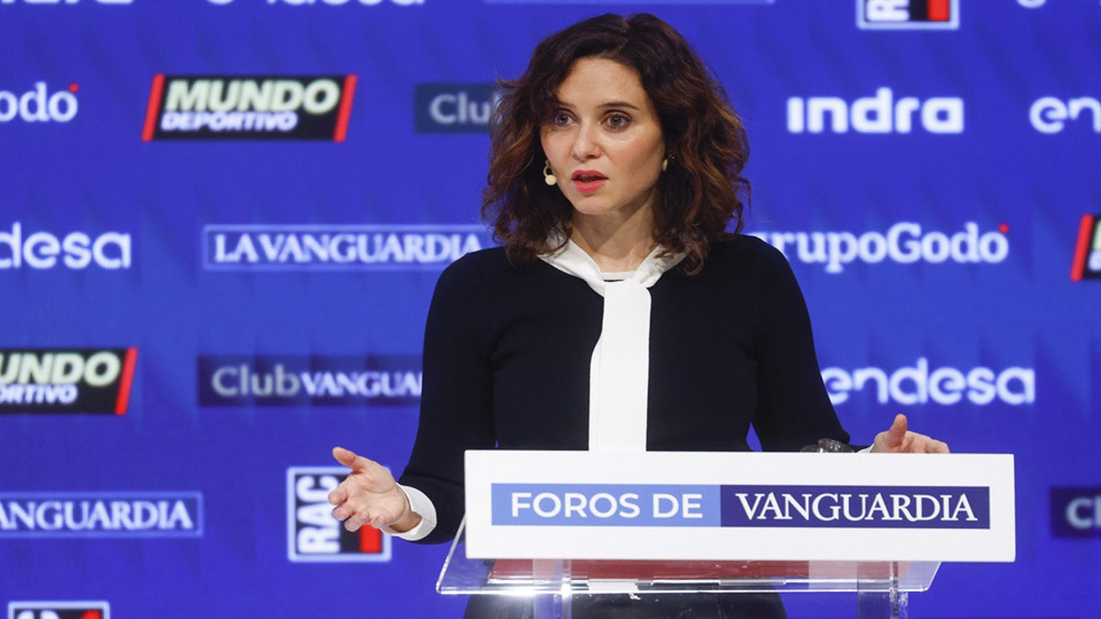 Ayuso sobre la Fórmula 1 en Madrid