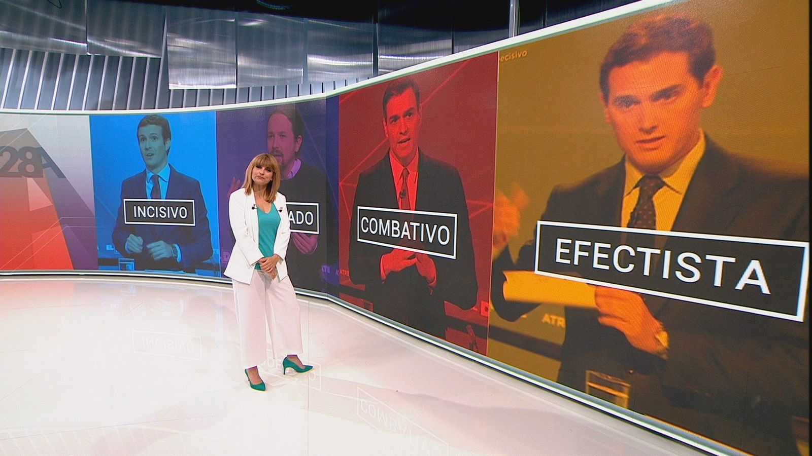 Incisivo, moderado, combativo o efectista... las estrategias del debate